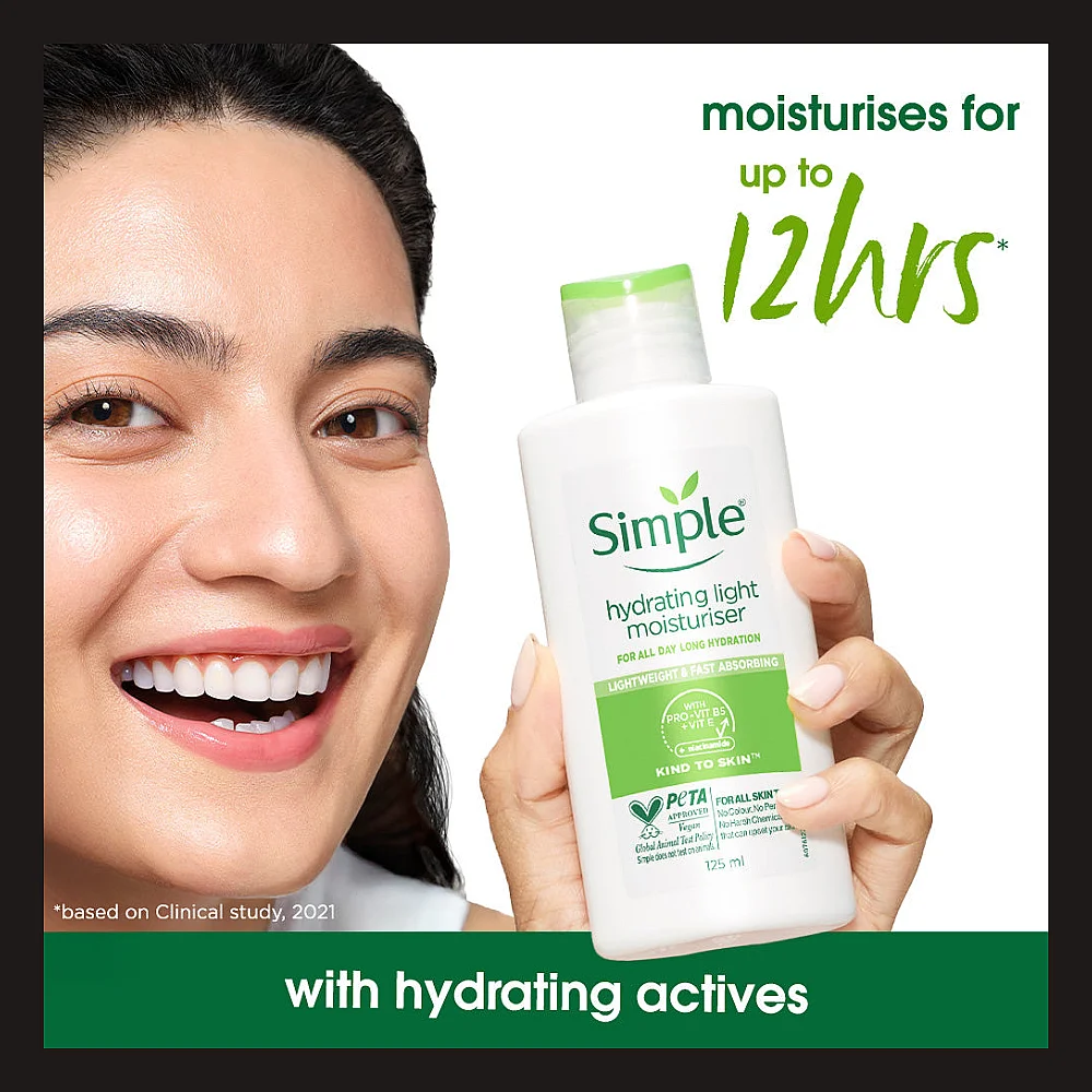 Buy Simple Hydrating Light Moisturiser for Sensitive Skin online with delivery in Erbil, Sulaymaniyah, Duhok, Baghdad, Basra, Najaf, Karbala, Babil, and all over Iraq - Details 2