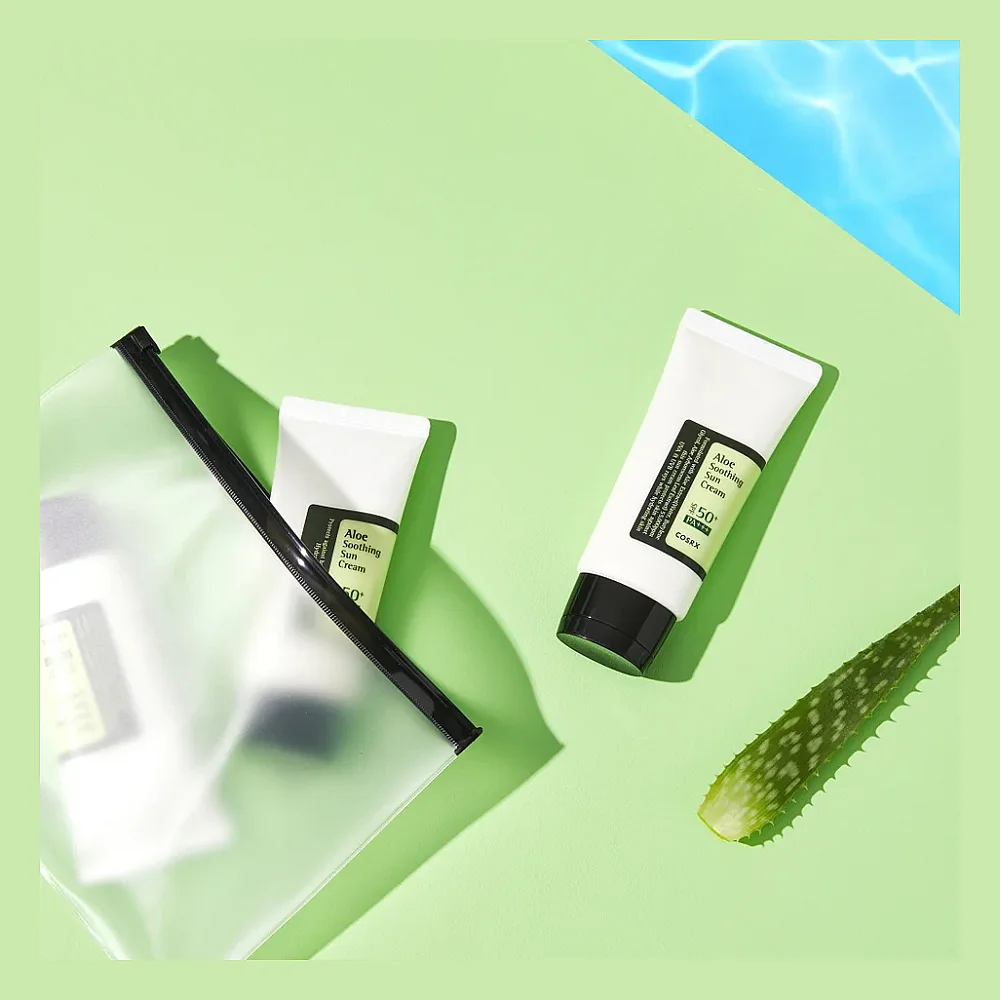 شراء كريم الحماية من الشمس COSRX Aloe Soothing SPF50 أونلاين مع توصيل في أربيل، السليمانية، دهوك، بغداد، البصرة، النجف، كربلاء، بابل وجميع أنحاء العراق - التفاصيل 2