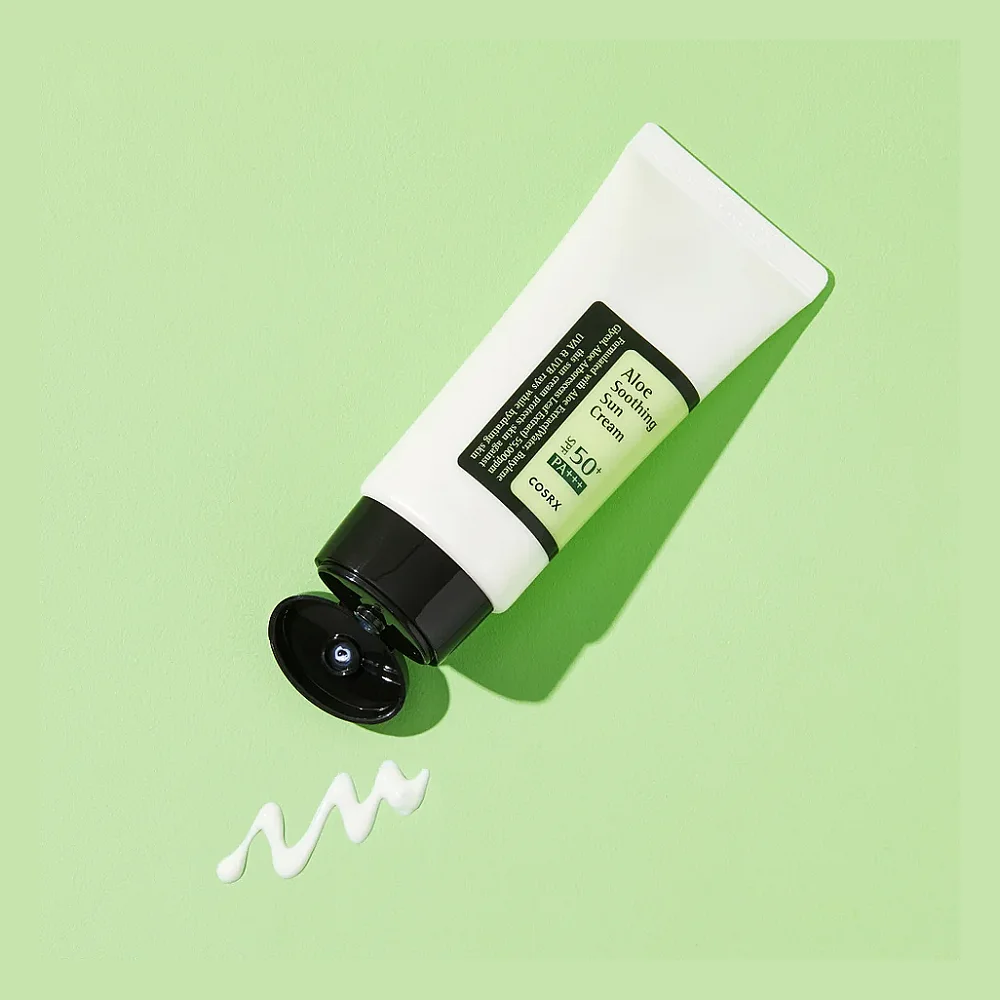 شراء كريم الحماية من الشمس COSRX Aloe Soothing SPF50 أونلاين مع توصيل في أربيل، السليمانية، دهوك، بغداد، البصرة، النجف، كربلاء، بابل وجميع أنحاء العراق - التفاصيل 3
