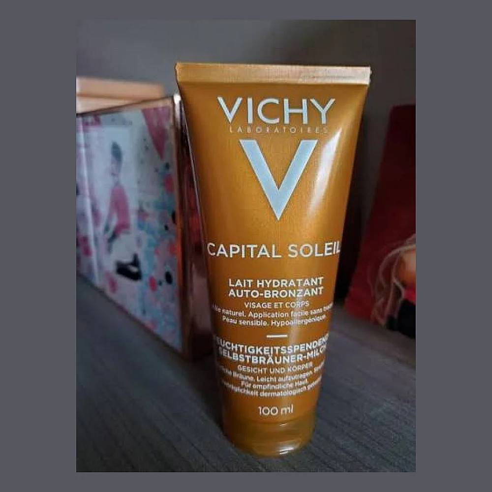 Buy Vichy Capital Soleil Moisturizing Self-Tanning Milk - 100ml online with delivery in Erbil, Sulaymaniyah, Duhok, Baghdad, Basra, Najaf, Karbala, Babil, and all over Iraq - Details 3