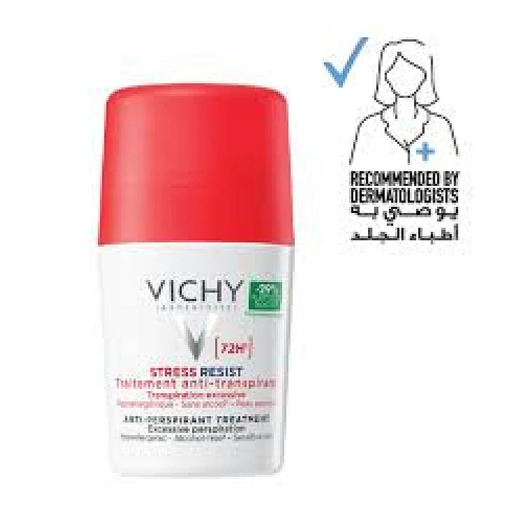 Buy Vichy Stress Resist 72h Anti-Perspirant Roll-On online with delivery in Erbil, Sulaymaniyah, Duhok, Baghdad, Basra, Najaf, Karbala, Babil, and all over Iraq - Details 2