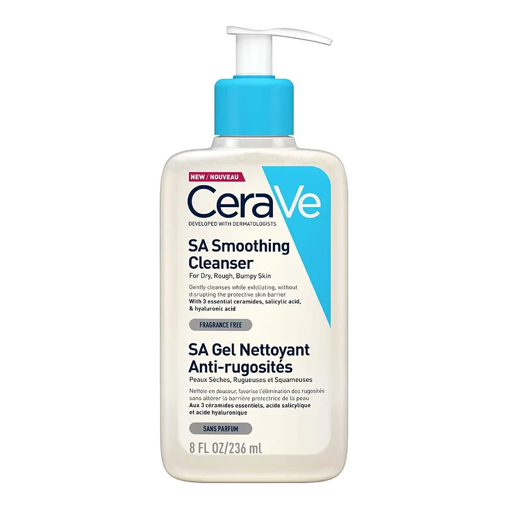 Buy CeraVe SA Smoothing Cleanser for Dry, Rough &amp; Bumpy Skin - 236ml online with delivery in Erbil, Sulaymaniyah, Duhok, Baghdad, Basra, Najaf, Karbala, Babil, and all over Iraq - Details 2