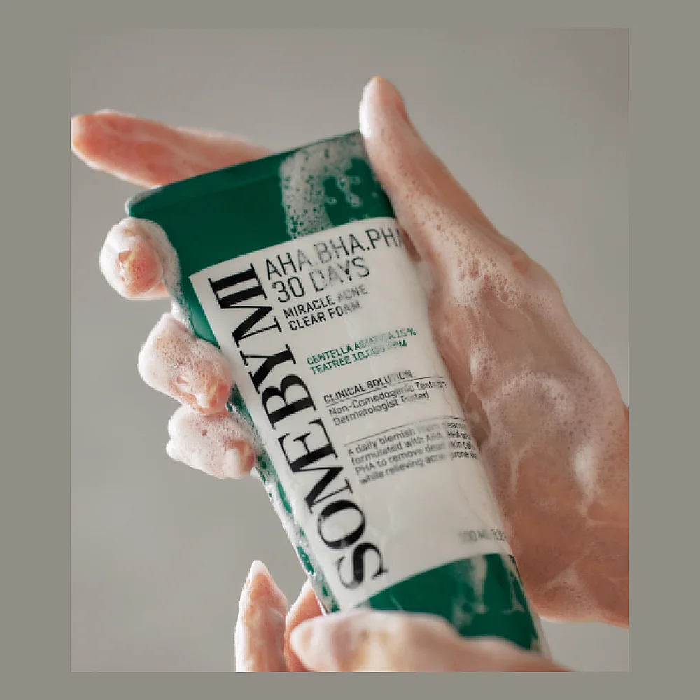 Buy Some By Mi AHA BHA PHA 30 Days Miracle Acne Clear Foam online with delivery in Erbil, Sulaymaniyah, Duhok, Baghdad, Basra, Najaf, Karbala, Babil, and all over Iraq - Details 2