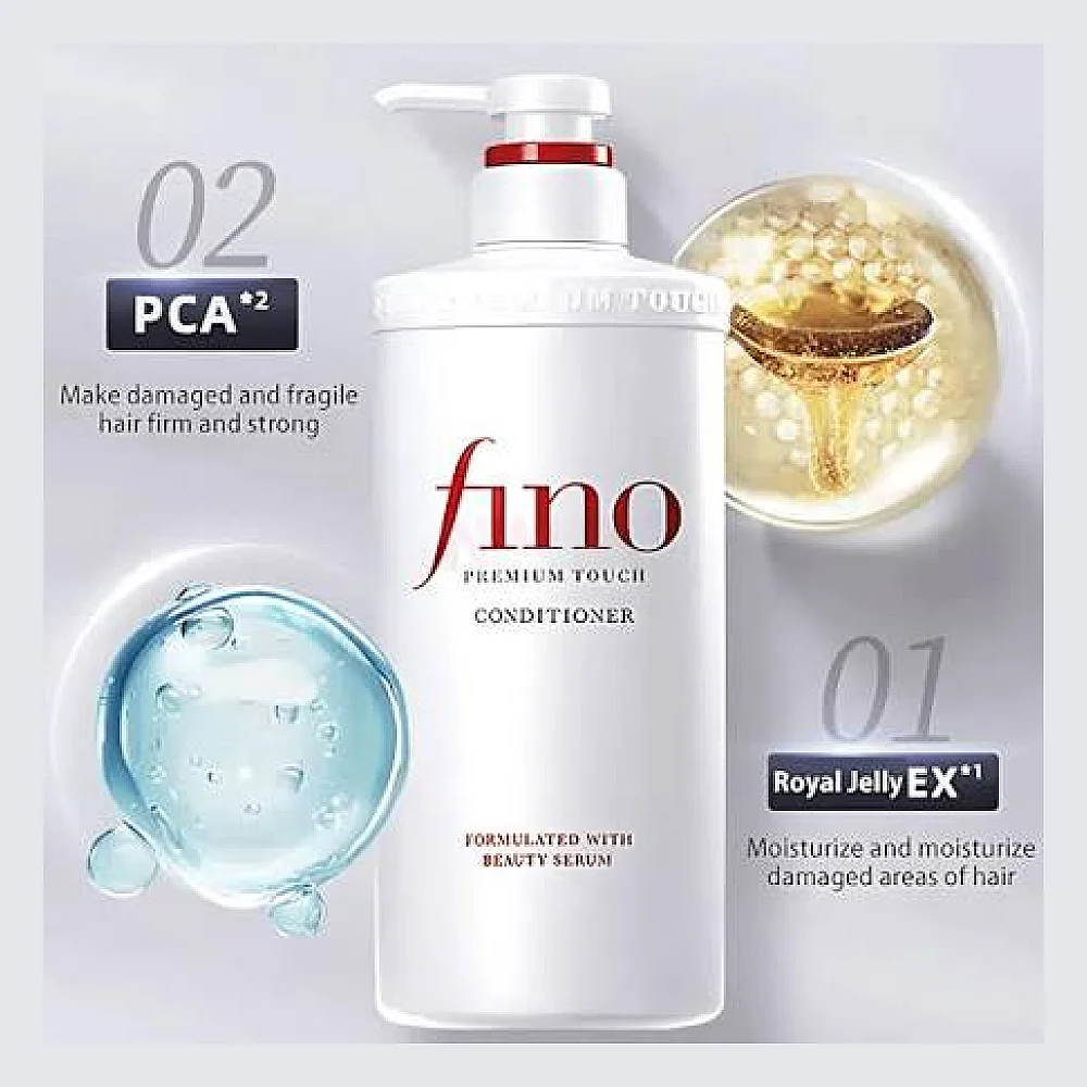 Buy Shiseido Fino Premium Touch Conditioner - 550ml online with delivery in Erbil, Sulaymaniyah, Duhok, Baghdad, Basra, Najaf, Karbala, Babil, and all over Iraq - Details 2