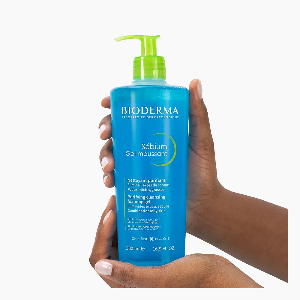 کڕینی Bioderma سێبیۆم جێڵی پاککەرەوە بۆ پێستی چەور ٥٠٠ مل بە ئۆنلاین لەگەڵ گەیاندن بۆ هەولێر، سلێمانی، دهۆک، بەغداد، بەسرە، نەجەف، کەربەلا، بابل و هەموو عێراق