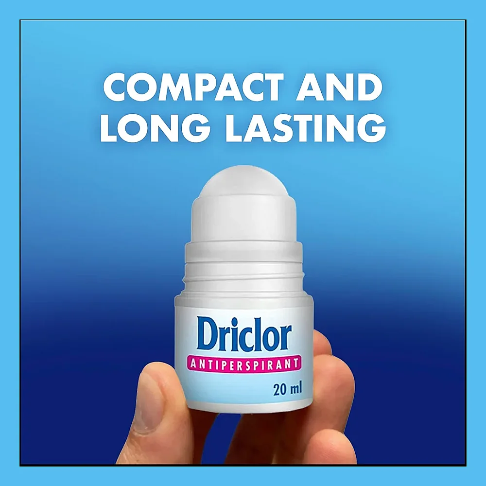 Buy Driclor Antiperspirant Roll-On 20ml online with delivery in Erbil, Sulaymaniyah, Duhok, Baghdad, Basra, Najaf, Karbala, Babil, and all over Iraq - Details 2