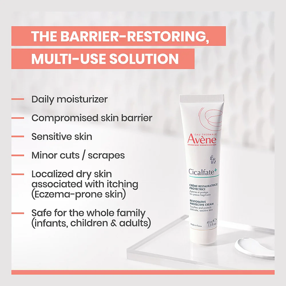 Buy Avène Cicalfate+ Restorative Protective Cream (40 ml) online with delivery in Erbil, Sulaymaniyah, Duhok, Baghdad, Basra, Najaf, Karbala, Babil, and all over Iraq - Details 3