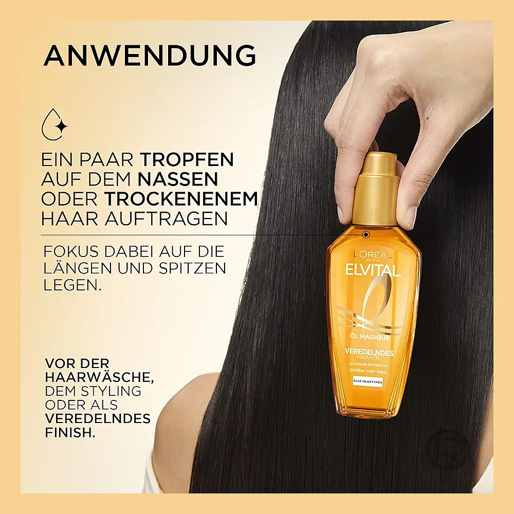 Buy Loreal Paris Elvital Extraordinary Oil - Nourishing Hair Treatment online with delivery in Erbil, Sulaymaniyah, Duhok, Baghdad, Basra, Najaf, Karbala, Babil, and all over Iraq - Details 3