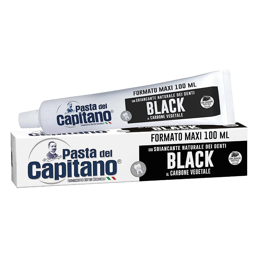Capitano Natural Charcoal Whitening Toothpaste - 100ml