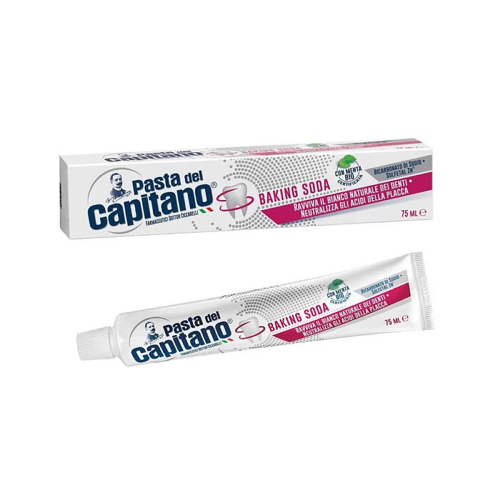 Pasta del Capitano Baking Soda Toothpaste - 100 ml