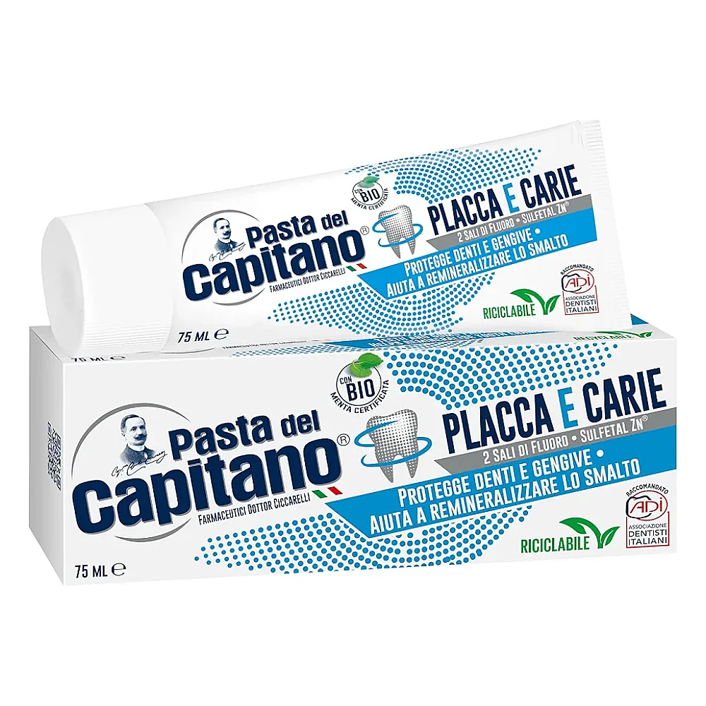 Pasta Del Capitano Plaque and Caries Protection Toothpaste - 100ml