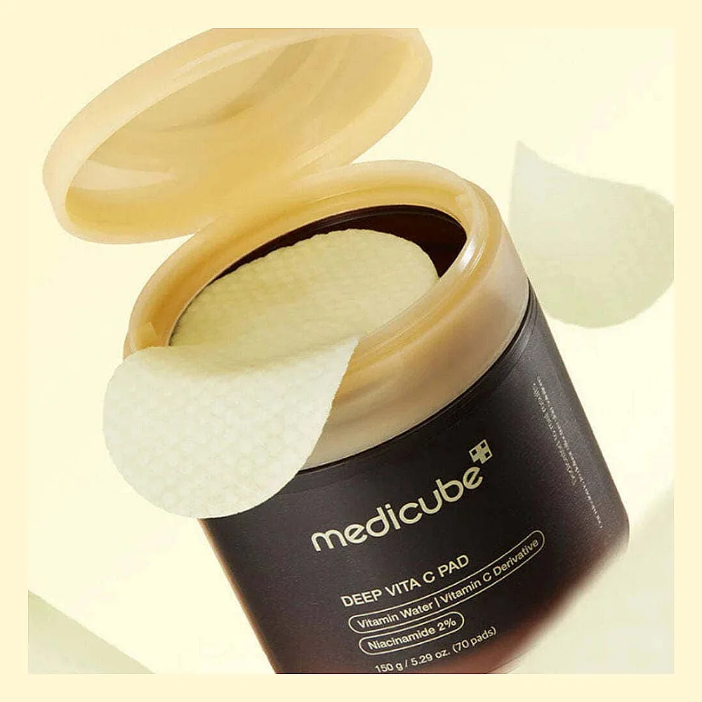 Buy Medicube Deep Vita C Pads - 150g online with delivery in Erbil, Sulaymaniyah, Duhok, Baghdad, Basra, Najaf, Karbala, Babil, and all over Iraq - Details 3