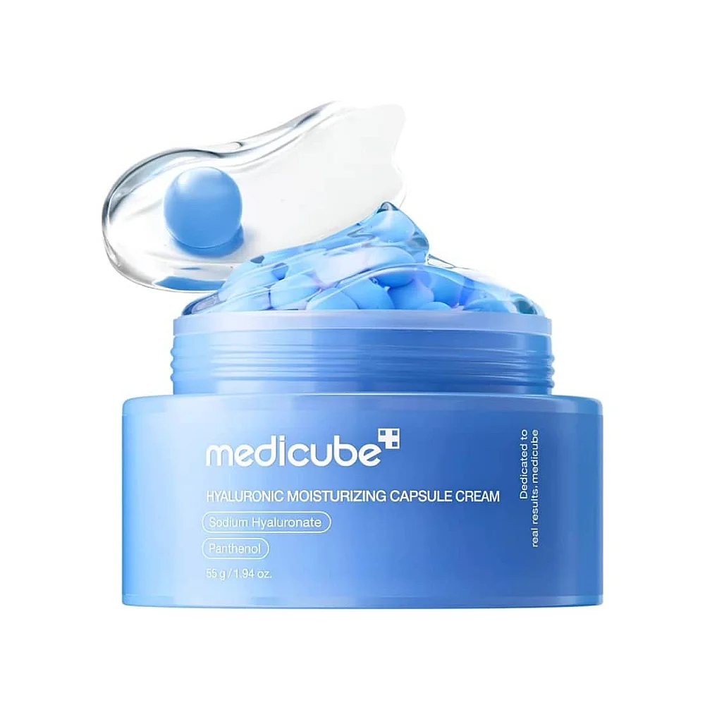 Buy Medicube Hyaluronic Capsule Moisturizing Cream - 55g online with delivery in Erbil, Sulaymaniyah, Duhok, Baghdad, Basra, Najaf, Karbala, Babil, and all over Iraq - Details 4