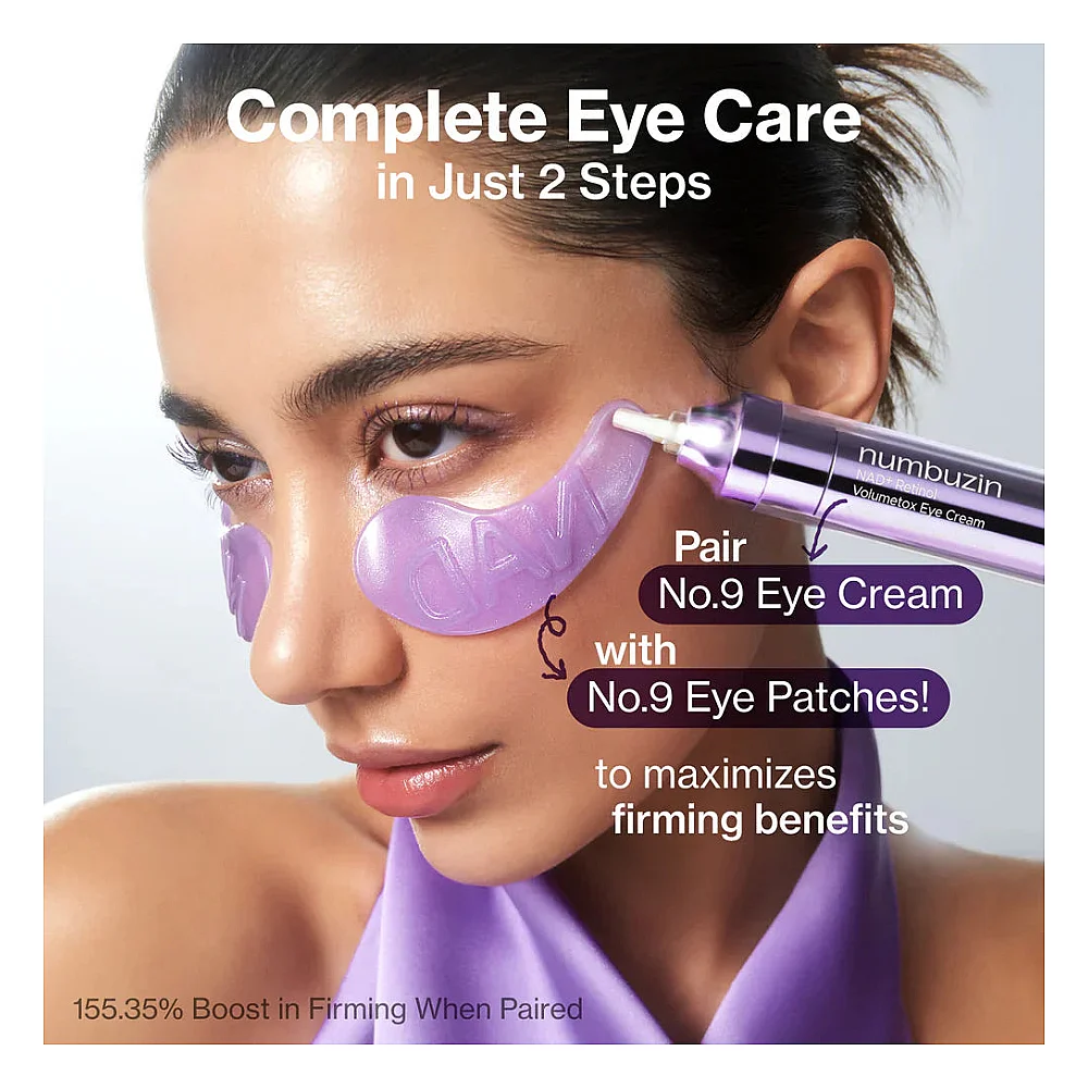 Buy Numbuzin No.9 NAD+ Retinol Volumetox Eye Cream online with delivery in Erbil, Sulaymaniyah, Duhok, Baghdad, Basra, Najaf, Karbala, Babil, and all over Iraq - Details 3