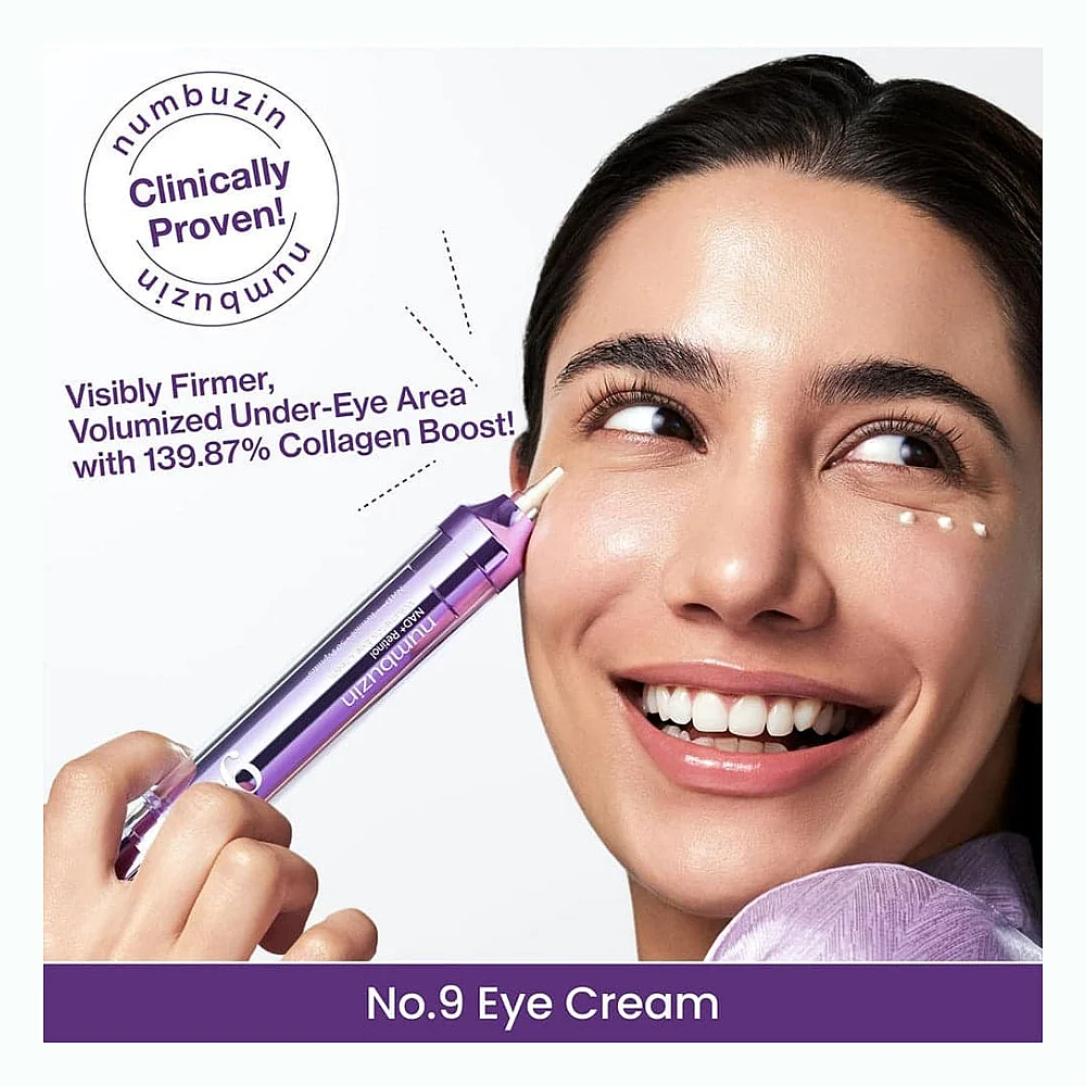 Buy Numbuzin No.9 NAD+ Retinol Volumetox Eye Cream online with delivery in Erbil, Sulaymaniyah, Duhok, Baghdad, Basra, Najaf, Karbala, Babil, and all over Iraq - Details 2