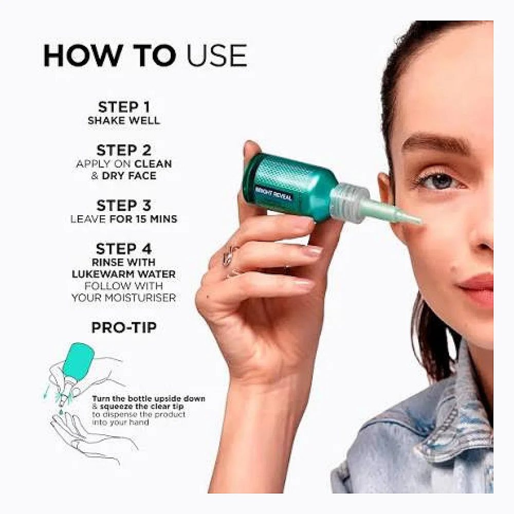 Buy Loreal Paris Bright Reveal Dark Spot Exfoliant Peel online with delivery in Erbil, Sulaymaniyah, Duhok, Baghdad, Basra, Najaf, Karbala, Babil, and all over Iraq - Details 3